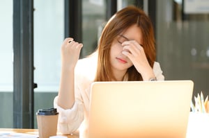 Frustrated Worker